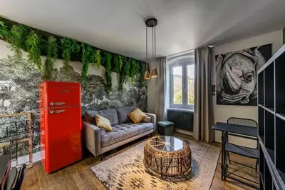 Coin salon dans l'établissement La Maison d'Or