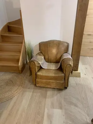 Coin salon dans l'établissement Gîte Belle Vue à Savigny proche de Lyon