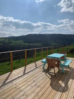 Paysage naturel près de la maison de vacances