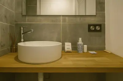 Salle de bains dans l'établissement Authentic charm Quartier Burdeau Lyon 1st