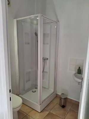 Salle de bains dans l'établissement Appartement à la campagne