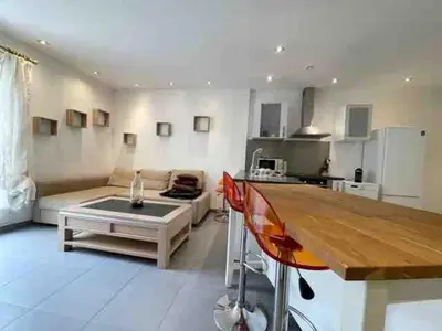 Cuisine ou kitchenette dans l'établissement Villeurbanne Super Apartment in residence