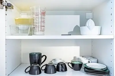 Cuisine ou kitchenette dans l'établissement Charming studio at the foot of the Opera-Le Petit Pradel
