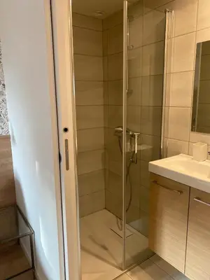 Salle de bains dans l'établissement Studio de charme