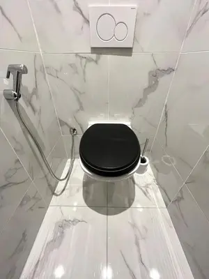 Salle de bains dans l'établissement T3 rénové à 15 min de Lyon