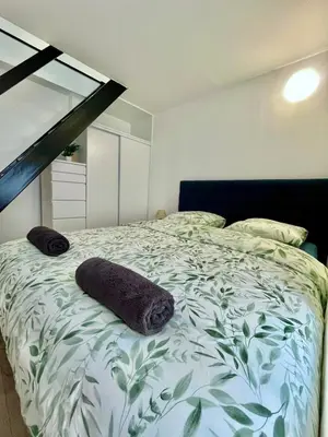Un ou plusieurs lits dans un hébergement de l'établissement T3 rénové à 15 min de Lyon