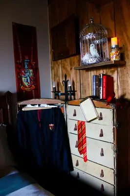 Cuisine ou kitchenette dans l'établissement Nuit de Légende en Beaujolais