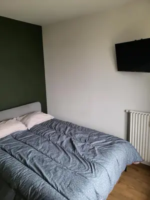 Plan de l'établissement Chambre privée dans un appartement en colocation proche AEROPORT, GROUPAMA STADIUM, LDLC ARENA,EUROXPO,TRAMWAY
