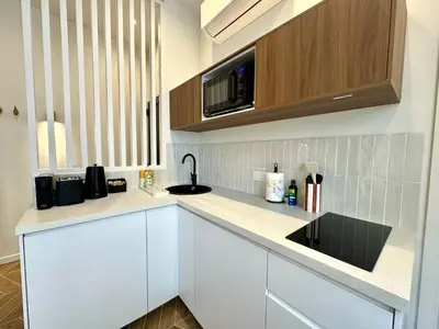 Cuisine ou kitchenette dans l'établissement Lumiere - Chic cocoon au coeur de lyon