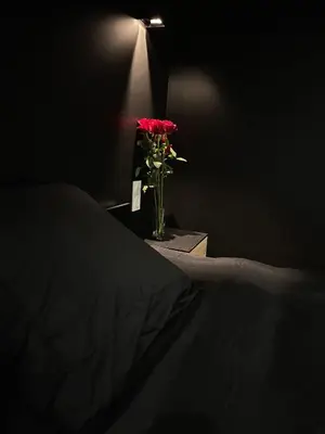 Un ou plusieurs lits dans un hébergement de l'établissement Atypical romantic room