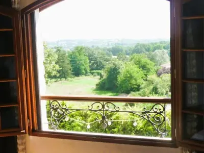 Balcon ou terrasse dans l'établissement Maison du Bonheur