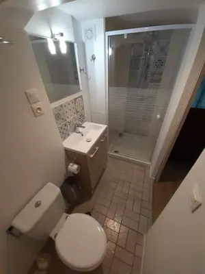 Salle de bains dans l'établissement Studio Le Bon Coin