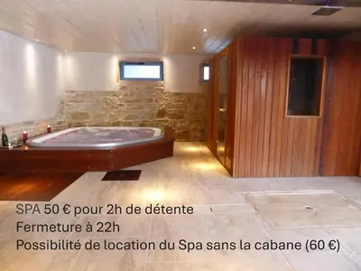 Plan de l'établissement Cabane Wood & Spa