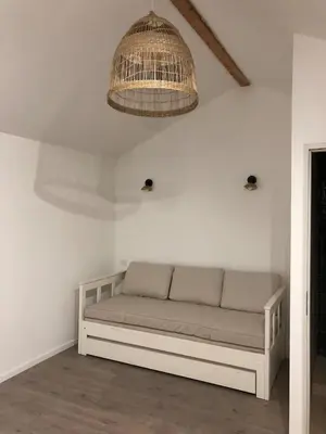 Coin salon dans l'établissement Petite pause à la Viarhona