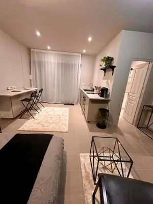 Coin salon dans l'établissement Grand studio