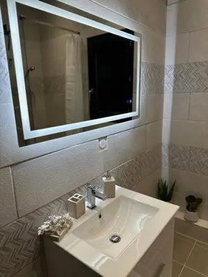 Salle de bains dans l'établissement Grand studio