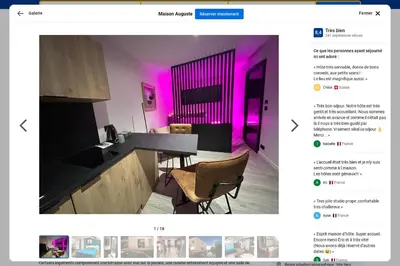 Plan de l'établissement Le Paradis d'Auguste