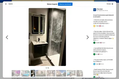 Salle de bains dans l'établissement Le Paradis d'Auguste