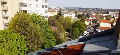 Vue générale sur la montagne ou vue sur la montagne depuis l'appartement