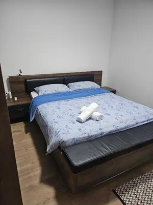 Un ou plusieurs lits dans un hébergement de l'établissement Spacious & Cozy - 3 Bedrooms