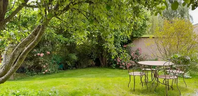 Jardin de l'établissement Chez Simone
