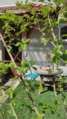 Jardin de l'établissement Chez Simone