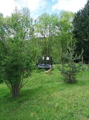 Jardin de l'établissement Maison familiale campagne piscine forêt