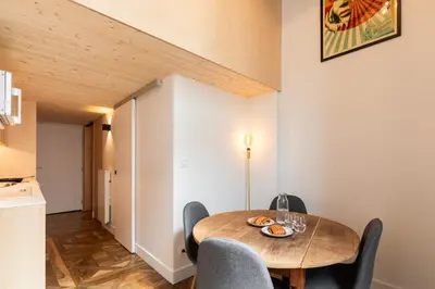 Coin salon dans l'établissement SmartStay Traboule - Place Bellecour