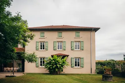 Jardin de l'établissement Le gîte de la Rose