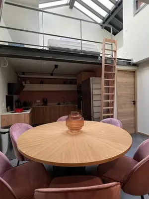 Coin salon dans l'établissement Appartement centre préfecture