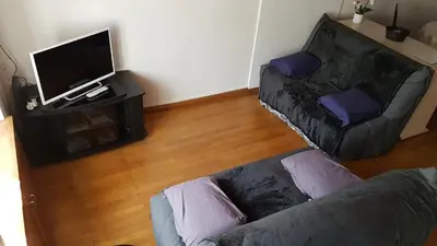 Télévision ou salle de divertissement dans l'établissement Le Rucher Vertroland