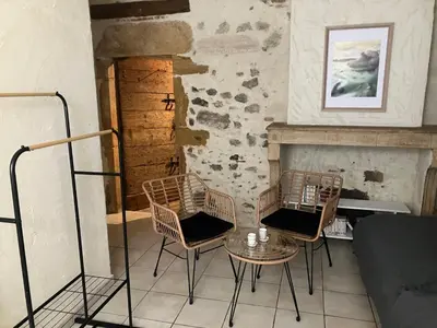 Coin salon dans l'établissement Studio Vienne centre historique
