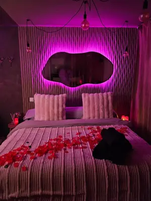 Un ou plusieurs lits dans un hébergement de l'établissement Ecrin des Alpes, Jacuzzi, Netflix, Ambiance chalet