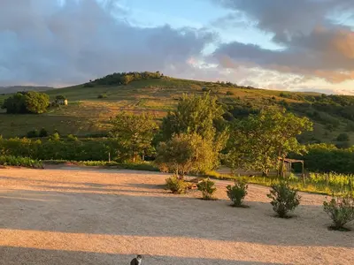 Paysage naturel près de la ferme