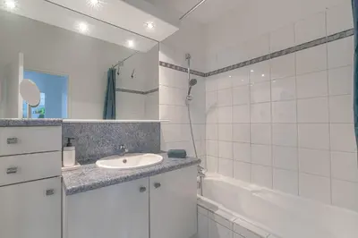 Salle de bains dans l'établissement T3 lumineux pour 6 personnes proche métro Lyon