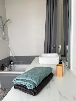 Un ou plusieurs lits dans un hébergement de l'établissement Cosy Soie