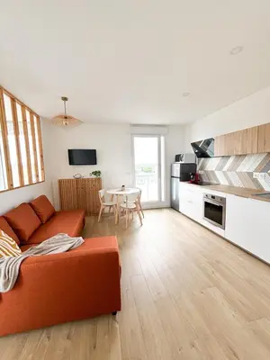 Cuisine ou kitchenette dans l'établissement Cosy Soie