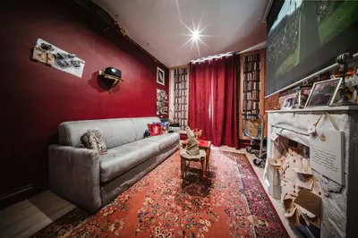 Coin salon dans l'établissement Harry Potter - Séjour magique à Poudlard