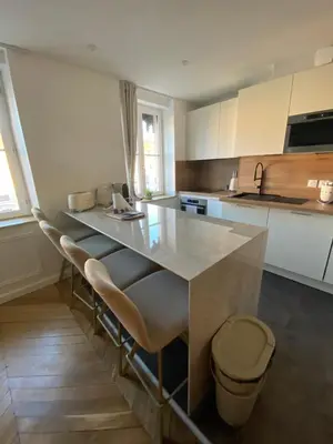 Cuisine ou kitchenette dans l'établissement Casa Saudade