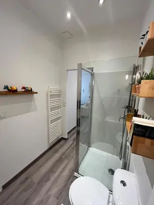 Salle de bains dans l'établissement Loft au cœur de Tarare