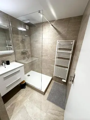 Salle de bains dans l'établissement Place SAINT PAUL triplex 19m2