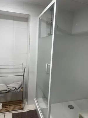 Salle de bains dans l'établissement Le Balcon Beaujolais