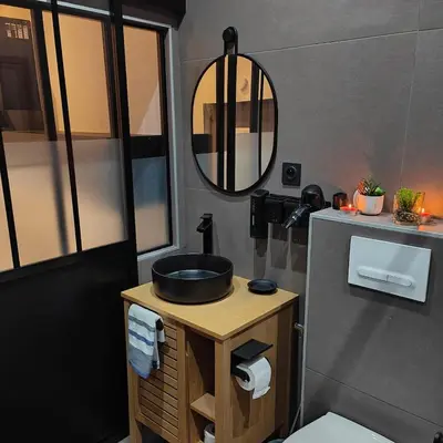 Cuisine ou kitchenette dans l'établissement Romantic Apartment Le Red Diamond