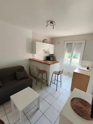 Cuisine ou kitchenette dans l'établissement 101 Appartement