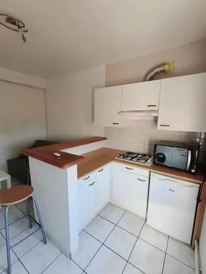 Cuisine ou kitchenette dans l'établissement 101 Appartement