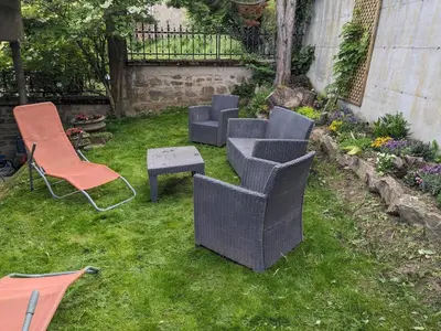 Jardin de l'établissement Maison de village - Font Bénite