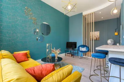 Télévision ou salle de divertissement dans l'établissement Apartment in the heart of Presqu’île Lyon