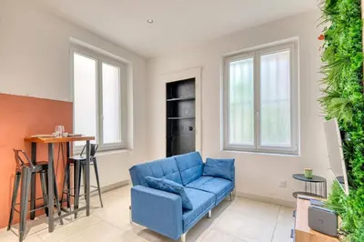 Coin salon dans l'établissement L'élégance Urbaine - Villeurbanne - Proximité Lyon