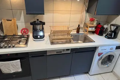 Cuisine ou kitchenette dans l'établissement Apartment in the city - exceptional view