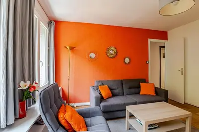 Coin salon dans l'établissement 3 Chambres, Coeur Vieux Lyon, Calme garanti !